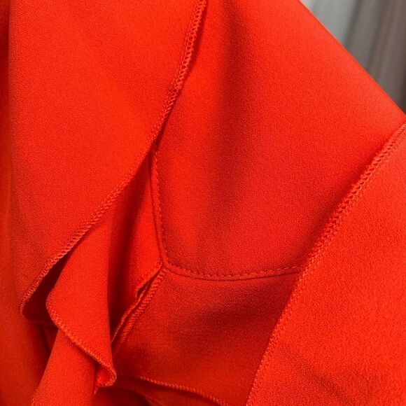 𝅺bianca Nygard Red Ruffled Top - Picture 4 of 8